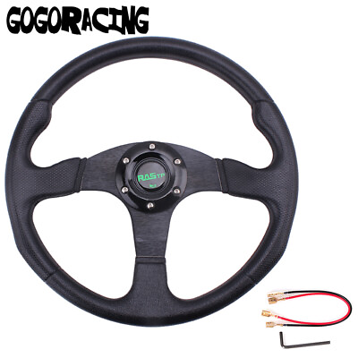 #ad 14quot; BLACK Golf Cart Steering Wheel For EZGO TXT RXV Yamaha and Club Car $29.95