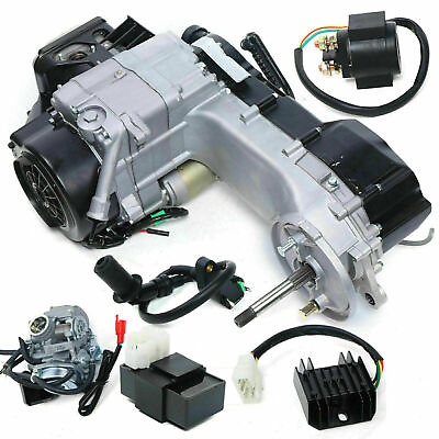 #ad 150CC 4 Stroke Long Case GY6 Moped Scooter Auto Motor Electric Engine Motor CVT $348.13