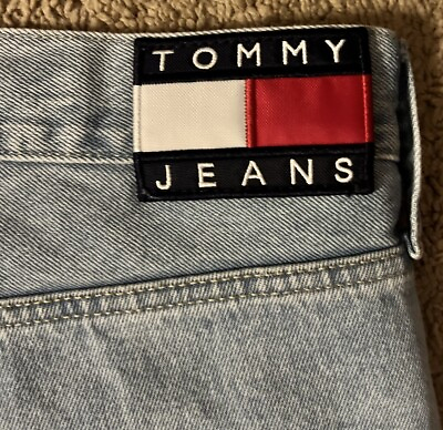 #ad NWT Tommy Hilfiger Jeans Mens Light Blue Denim Y2K Skater 36 X 30 Retail $99.50 $54.00