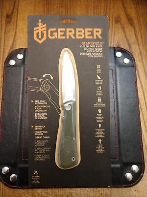 #ad Gerber Mansfield Folding Knife Micarta Handle 3.15quot; D2 Blade 3.1 O.Z. $21.97