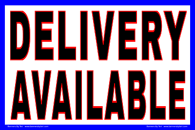 #ad DELIVERY AVAILABLE VINYL Banner Sigs Rugged Reinforced FAST SHIP USA MADE $25.00