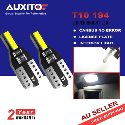 #ad 2PCS SMD Xenon White LED Car Side Light Bulb T10 501 W5W COOL 5050 Parking Bulbs GBP 6.49