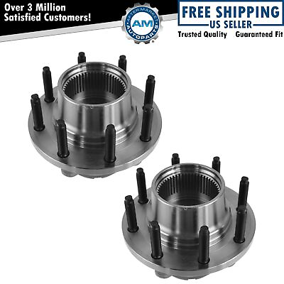 #ad Front Wheel Hub amp; Bearing Pair Set for 99 01 Ford Super Duty Pickup 4WD 4x4 $156.21
