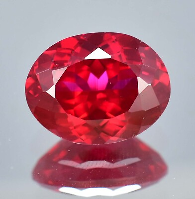 #ad Natural AAA Flawless Mozambique Blood Red Ruby Oval Cut Loose Gemstone Certified $38.40