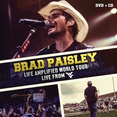 #ad BRAD PAISLEY LIFE AMPLIFIED WORLD TOUR DVD $16.90