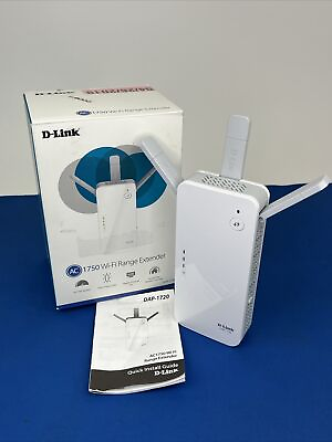 #ad D Link DAP 1720 AC1750 Wi Fi Universal Range Extender Dual Band w Smart Signal $14.99