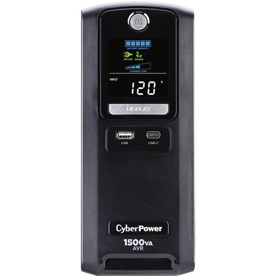 #ad CyberPower LX1500GU3 1500VA 900W Battery Backup $179.99