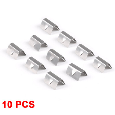 #ad 10pcs Wind Rain Deflector Channel Retaining Clips for Heko G3 SNED Clip Silver $6.64