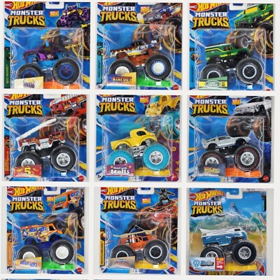Hot Wheels Monster Trucks 1:64 Diecast Toys YOU PICK Updated 2.15.2023 $6.50