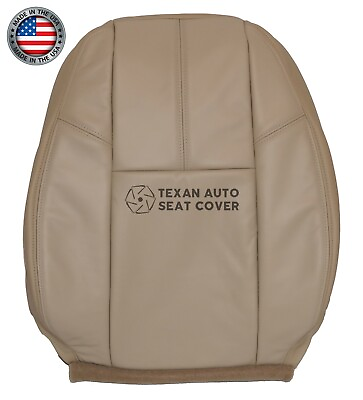 #ad 2007 to 2014 Chevy Tahoe LS 2WD 4X4 Fits Driver lean Back Leather Seat Cover Tan $168.99