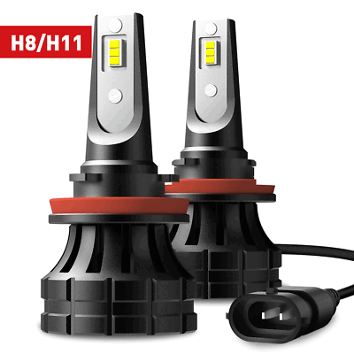 #ad 2x AUXITO H11 H9 H8 LED Headlight Bulb Kit Low Beam 100W 6000K HID White 20000LM $22.41