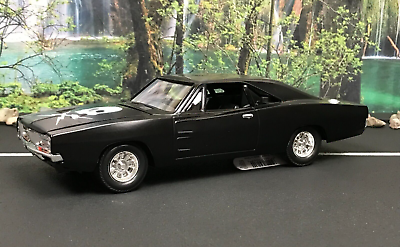 #ad NEW Diecast Car ERTL Collectibles BLACK 1969 DODGE CHARGER R T 1:24 $34.30