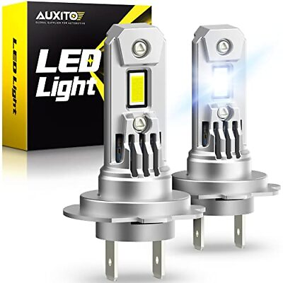 #ad AUXITO UpgradedH7 LED Bulbs 350% Brighter 6500K White 1:1 Mini Size No $88.85