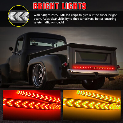 #ad 60 inch LED Tailgate Light Bar Reverse Brake Turn Signal For Dodge Ram 1500 2500 $33.63