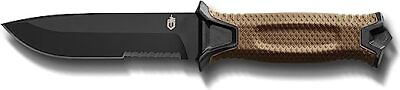Gerber Gear Strongarm Fixed Blade Tactical Knife for Survival Gear Coyote Brown $43.99