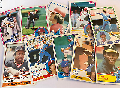 #ad 1982 83 Topps assortment 20 cards pictured 11 $12.00