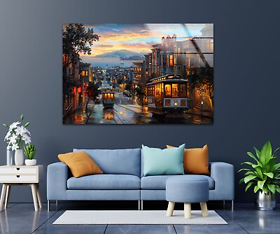 #ad London View Tempered Glass Wall Art $95.00