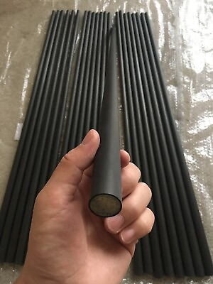12.0 mm BLANK Carbon Fiber Pool Cue Shaft Tubes Pro Taper Filled with Foam $110.00