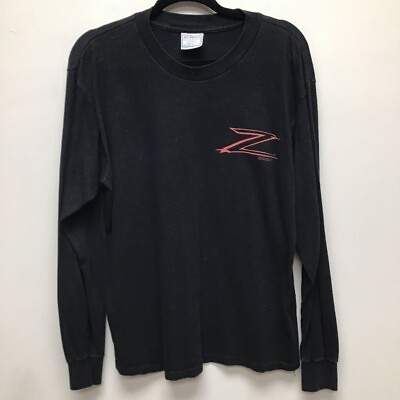#ad The Mask Of Zorro Mens All Sport Basic T Shirt Black USA Long Sleeve Preshrunk L $20.39