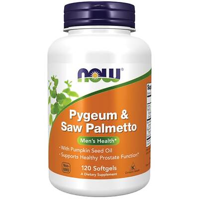 #ad #ad NOW Foods Pygeum amp; Saw Palmetto 120 Sgels $20.68