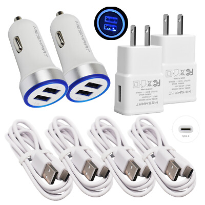 Car Charger Wall Plug Data Cable Cord for Samsung Galaxy Z Fold3 Flip3 S22 S10e $27.89
