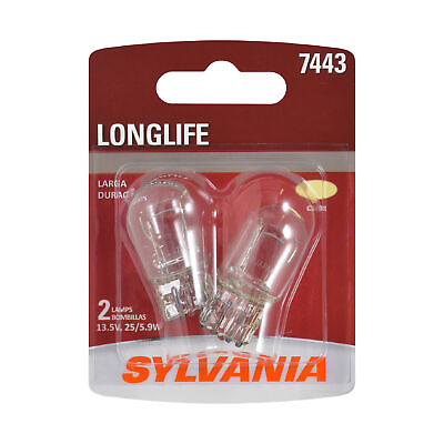 #ad SYLVANIA 7443 Long Life Miniature Bulb Contains 2 Bulbs $5.75