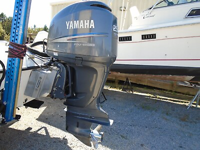 USED 2009 YAMAHA F250 250hp 4 FOUR STROKE 25quot; ELECTRIC SHIFT OUTBOARD BOAT MOTOR $14950.00