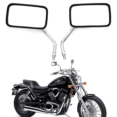 For Honda VTX1300R VTX1800 VT750 VT1100 Chrome Motorcycle Rearview Side Mirrors $25.70