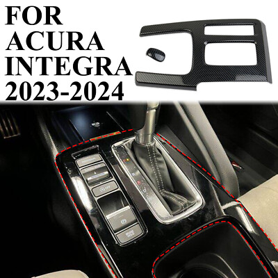 #ad #ad Carbon Fiber Style Automatic Gear Shift Head Panel Trim Cover for Acura Integra $49.99