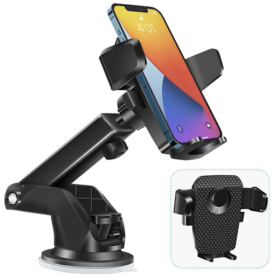Car Phone Mount 360° Universal Car Cell Phone Holder Stand Windshield Dashboard $8.29