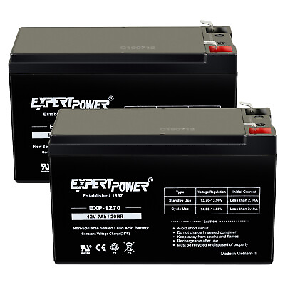#ad 2 Pack 12V 7AH 20HR Battery Replacement for 7Ah or 8Ah Leoch Peg Pereg $39.99