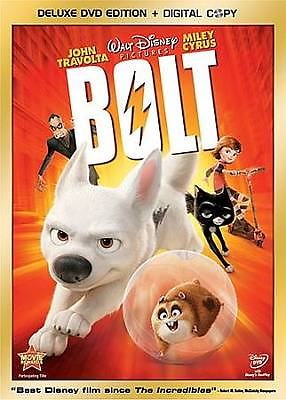 #ad Bolt Deluxe DVD Edition Digital Copy DVD Set John Travolta Miley Cyrus NEW $4.50
