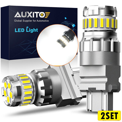 #ad 4X 3157 AUXITO 3156 6000K LED Reverse Backup Light Bulbs Super Canbus Bright 92W $20.99
