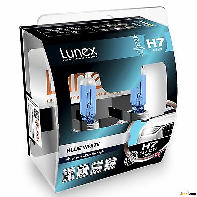 #ad Lunex H7 Genuine Blue White 55W 12V Car Headlamps PX26d 3700K Hard Case Twin C $30.78