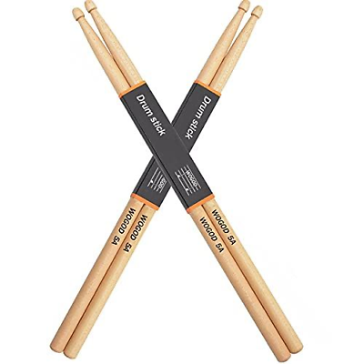 #ad WOGOD 5A Drum Sticks Maple Drumsticks Two pair Two pair pair $11.59