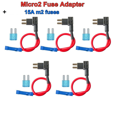 #ad ADD A Circuit ATR Micro2 Fuse TAP Dual Circuit Adapter Auto Car Fuse Set $8.99