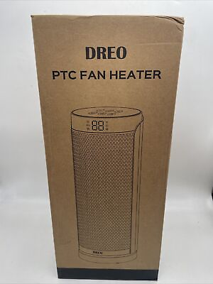 #ad Dreo Space Heater 16quot; 70° Oscillation Heating Portable Electric Heater W Remote $51.00