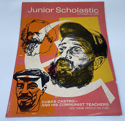 #ad Junior Scholastic October 26 1967 Cuba’s Castro and His Communist Teachers $6.99