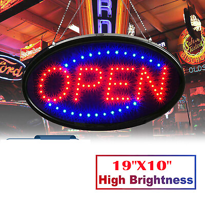 LED Store OPEN Business Sign Ultra Bright Neon Light Animated Motion with ON OFF $21.74