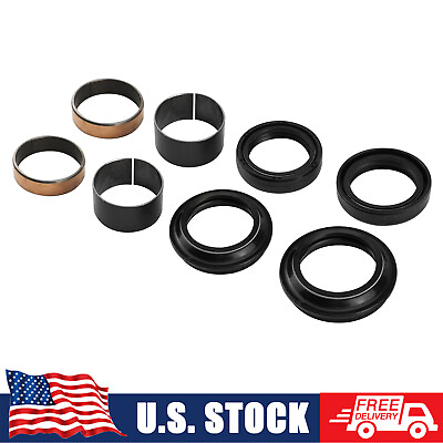 #ad Front Fork Seals Oil Dust Bushings Kit For Yamaha YZ85 2002 2023 YZ80 1997 2001 $21.99