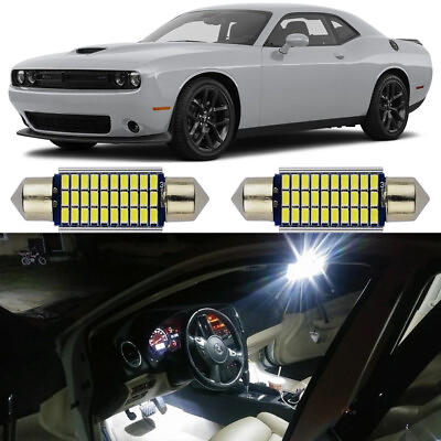 #ad 2 Ultra Bright Front Map Dome lights for 2008 2023 Dodge Challenger 3014 Series $11.99