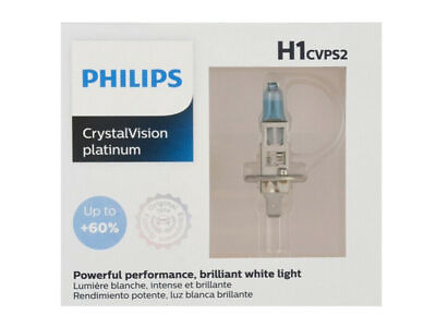 #ad 2x GERMANY Philips H1 12258 Upgrade Ultra Crystal Vision Xenon White Light Bulb $38.98