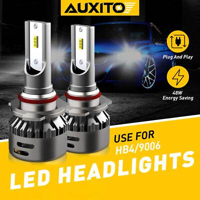 #ad Auxito 2x 9006 Headlights LED Bulbs Xenon White for GMC Canyon 2004 2012 9000LM $19.99