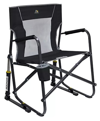 #ad GCI Outdoor Freestyle Rocker Mesh Chair Black $61.88