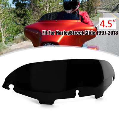 #ad 4.5quot; Windshield Windscreen Fit for Harley Touring Electra Street Glide 1996 2013 $23.99