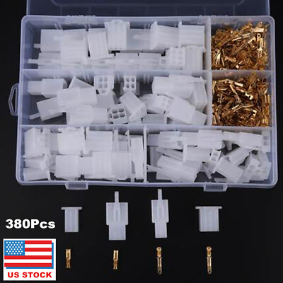 380Pcs 2.8mm Pitch 2 3 4 6 Pin Wire Connectors Housing Terminal Male Female Plug $28.89