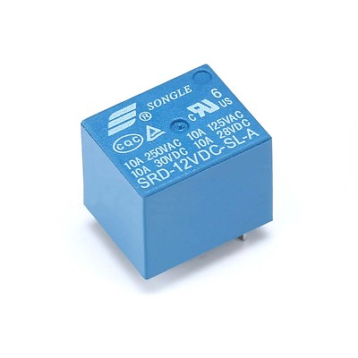 #ad Mini 12V 10A DC SONGLE Power Relays SRD 12VDC SL A T73 Blue 4 Pins PCB $1.16