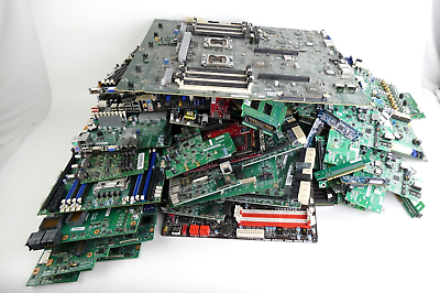 #ad 62 Lbs Scrap Computer Circuit Board Cards Motherboards Gold Copper Recovery $199.00