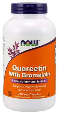 #ad #ad NOW Foods Quercetin with Bromelain Balanced Immune System 240 Count 03 26EXP $41.95