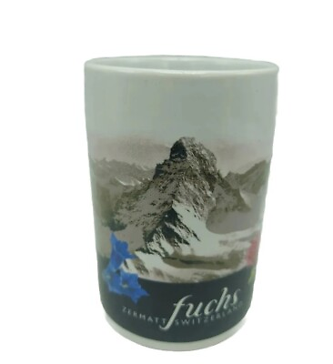 #ad Fuchs Zermatt Switzerland Coffee Mug Cup $10.15